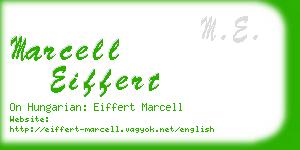 marcell eiffert business card